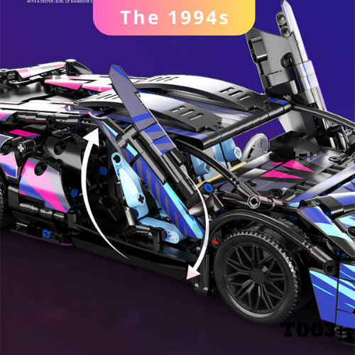 Đồ Chơi Lắp Ráp Kiểu LEGO 1:14 Mô Hình Siêu Xe Lamborghini Cyberpunk  - The 1994s Shop