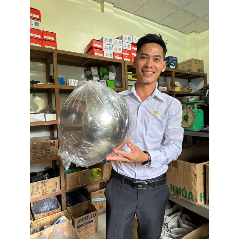 Quả Cầu Siêu To INOX 304 D30cm, Quả Cầu INOX 300
