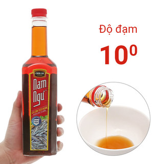 Nước mắm nam ngư cá cơm giảm mặn mới chai 500 và 750ml