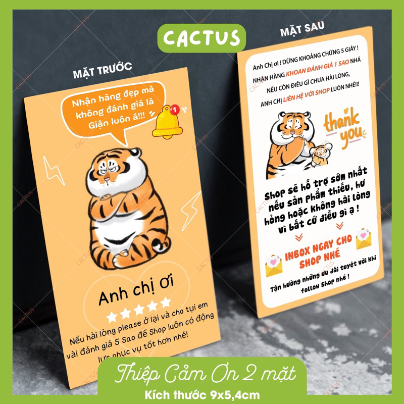 Combo 100 Card Cảm Ơn, Thiệp Cảm Ơn
