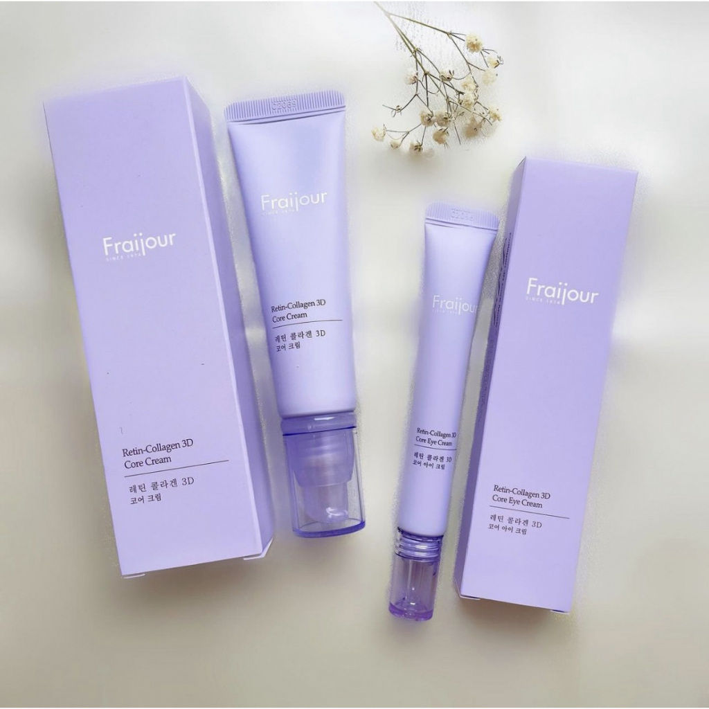 Kem Dưỡng Trẻ Hóa Tái Tạo Da chống lão hoá nếp nhăn Fraijour Retin Collagen 3D Core Cream/Core Eye Cream