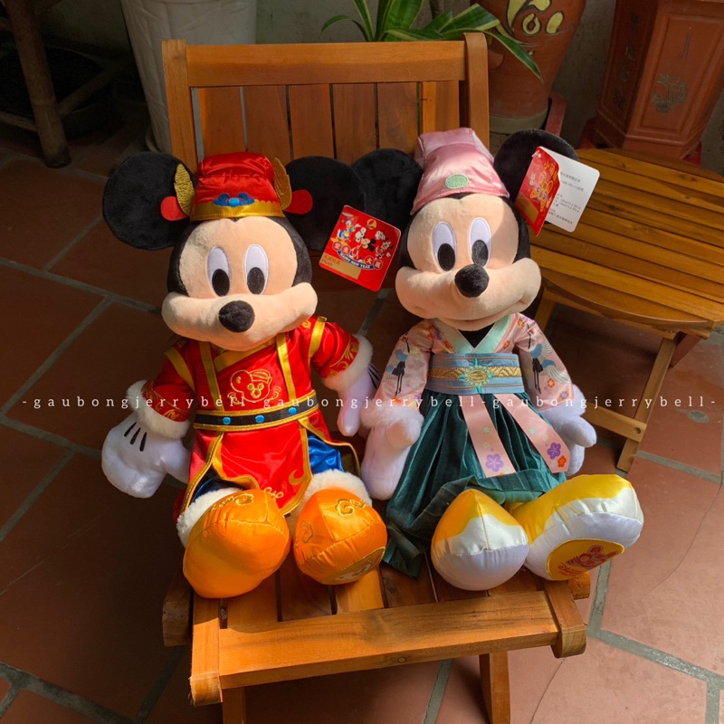 Gấu bông Chuột Mickey Mouse Hanbok & Tết chính hãng Disney