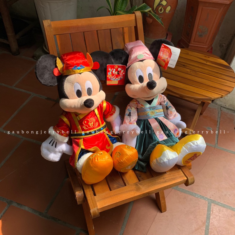Gấu bông Chuột Mickey Mouse Hanbok & Tết chính hãng Disney