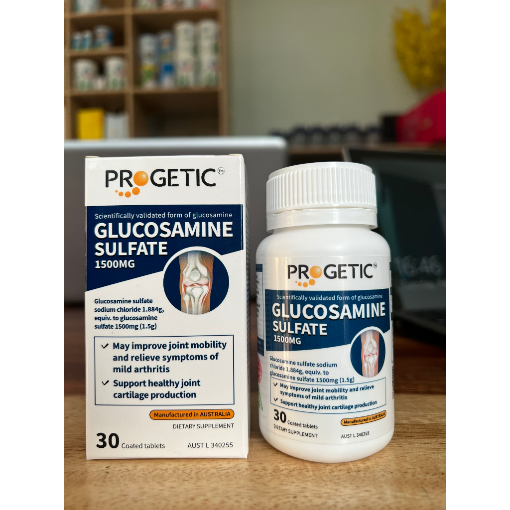 TPCN Glucosamine Sulfate 1500mg Hỗ Trợ Xương Khớp Người Lớn Date 02/2025 - Nhập khẩu chính hãng từ Úc