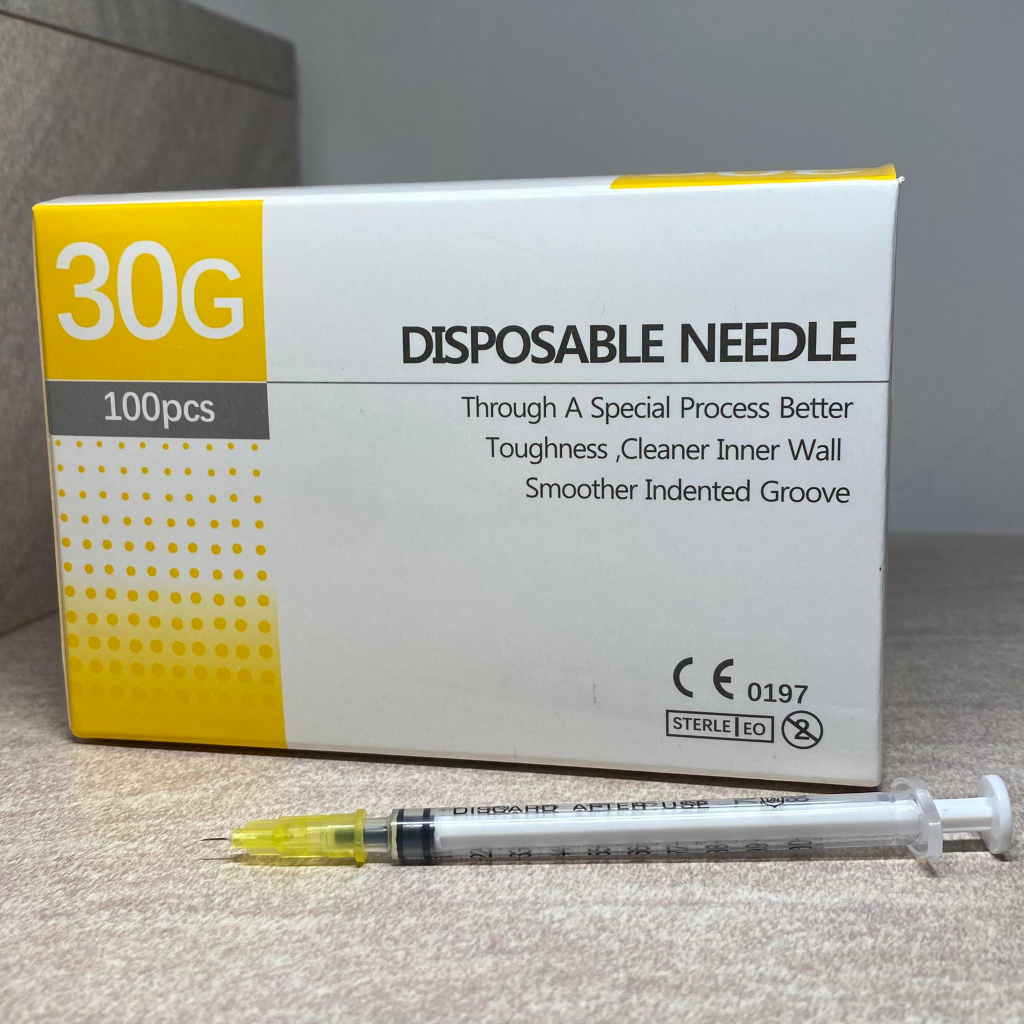 Hộp 100 ĐẦU KIM 30G Hàn quốc/ Đầu Kim Nano Tiêm Dưỡng Chất 30G / Tiêm Tinh Chất