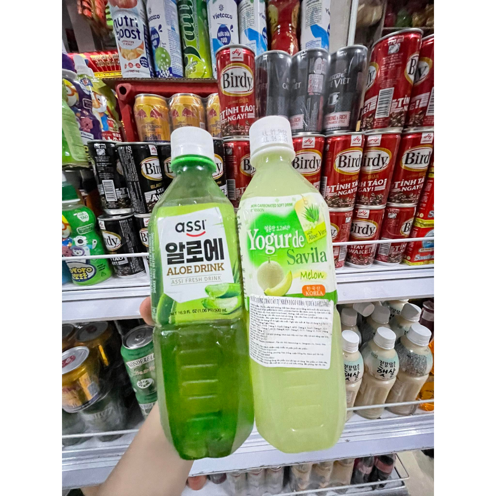 Nước gạo rang Hàn Quốc 1.5L - 500ML - Nước Nha Đam nguyên chất 500ml - Nước Dưa Gang đang hot Hàn Quốc 500ml.