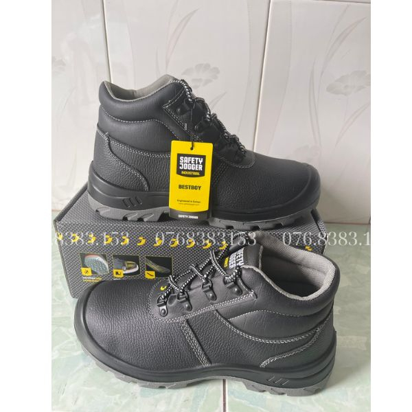 Giày bảo hộ cao cổ Safety Jogger Bestboy S3  đế và mũi lót thép chống đinh đâm xuyên