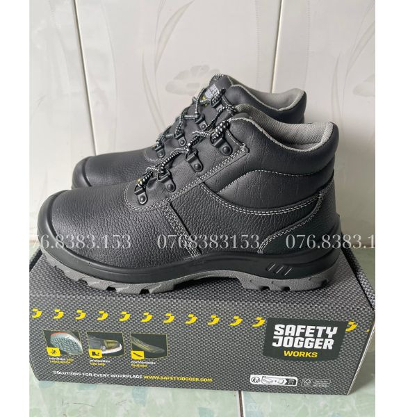 Giày bảo hộ cao cổ Safety Jogger Bestboy S3  đế và mũi lót thép chống đinh đâm xuyên