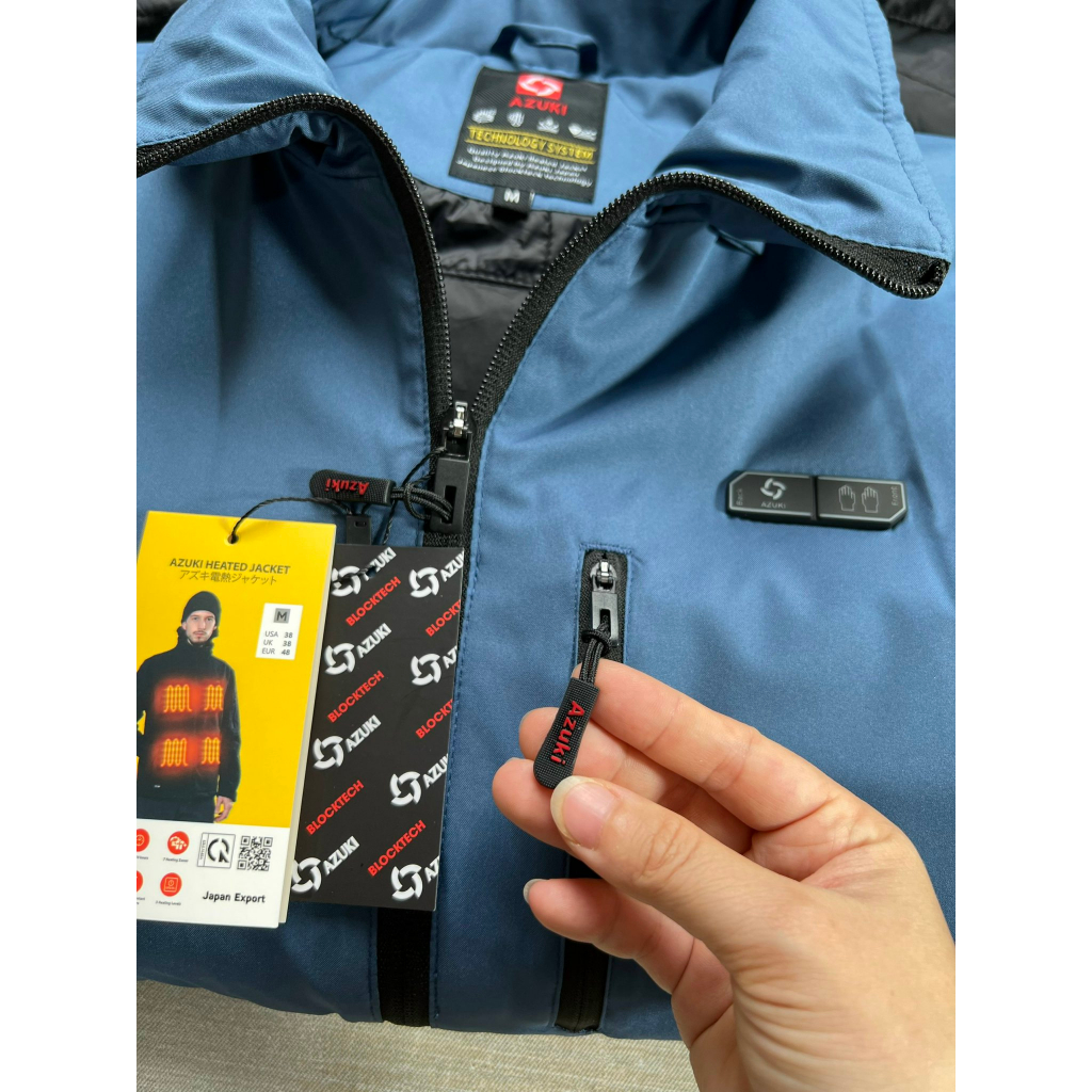 Áo Sưởi Ấm Azuki AZUKI R05 Chạy Bằng Pin Chất Lượng Cao Cấp  BH 12 Tháng chính hãng