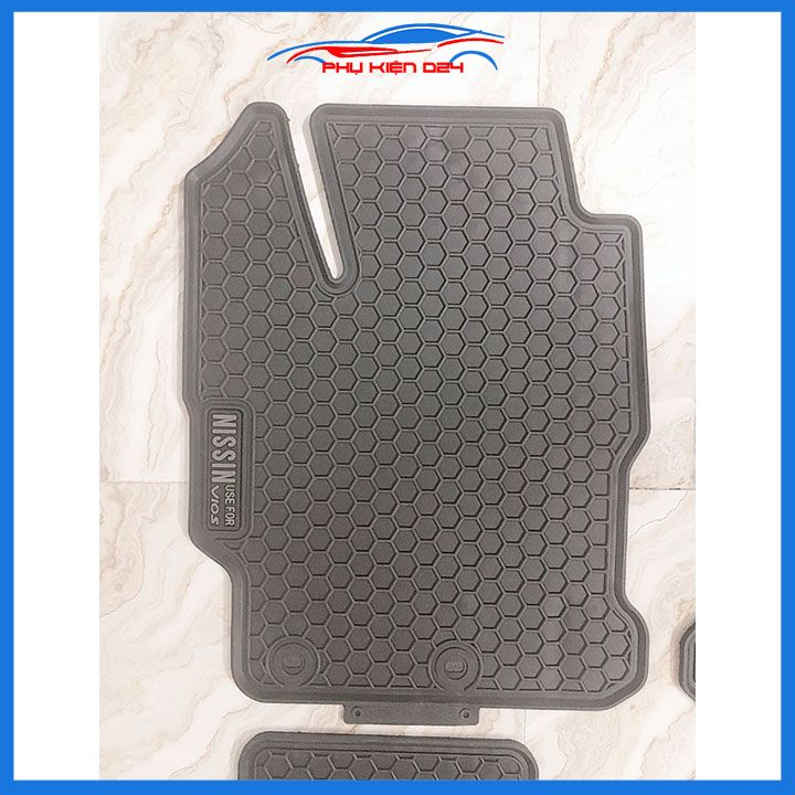 Thảm sàn, lót sàn cao su 3D Toyota Vios 2014-2015-2016-2017-2018-2019-2020-2021-2022-2023 mẫu 2