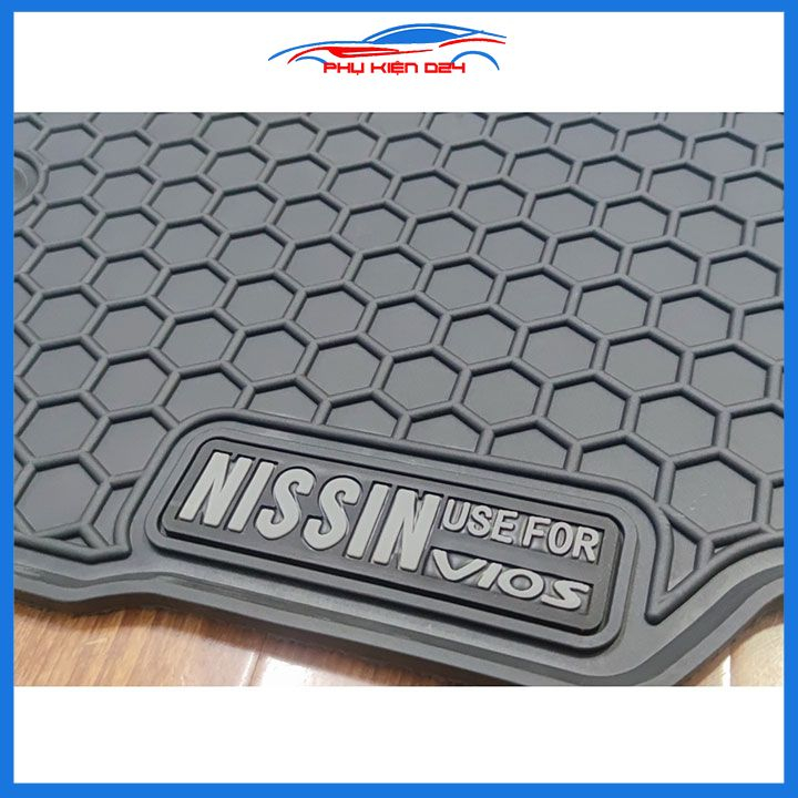 Thảm sàn, lót sàn cao su 3D Toyota Vios 2014-2015-2016-2017-2018-2019-2020-2021-2022-2023 mẫu 2
