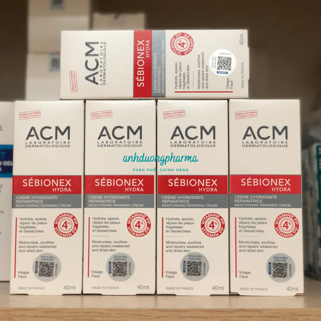 Kem dưỡng ẩm dành cho da dầu mụn Sebionex Hydra Repair Cream 40ml