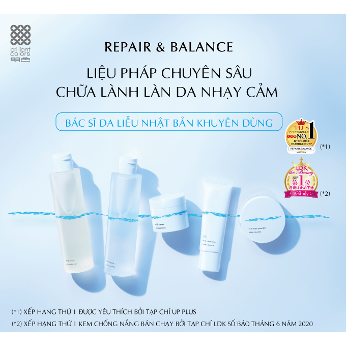 Phấn phủ Giữ ẩm,chăm sóc da nhạy cảm Meishoku Repair & Balance 6g