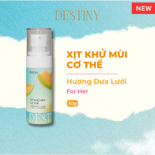 Xịt khử mùi cơ thể Destiny Purifying hương Dưa lưới dung tích 50ml