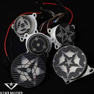 Mặt Led xoay Sharingan gắn đèn hậu, độ lé đèn bi cầu, gắn Demi xe điện, xe máy oto