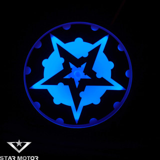 Mặt Led xoay Sharingan gắn đèn hậu, độ lé đèn bi cầu, gắn Demi xe điện, xe máy oto