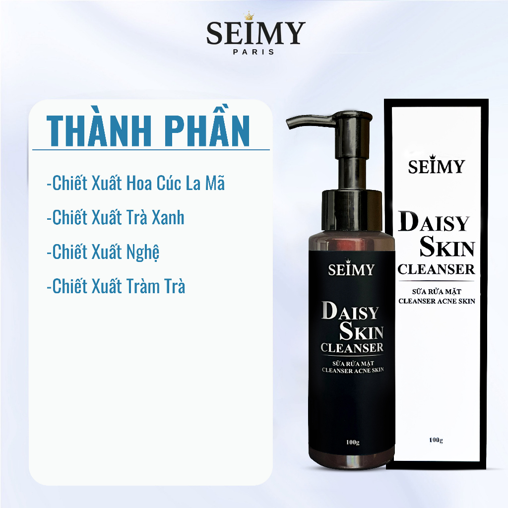 Sữa rửa mặt Seimy - Daisy Skin Cleanser 100ml