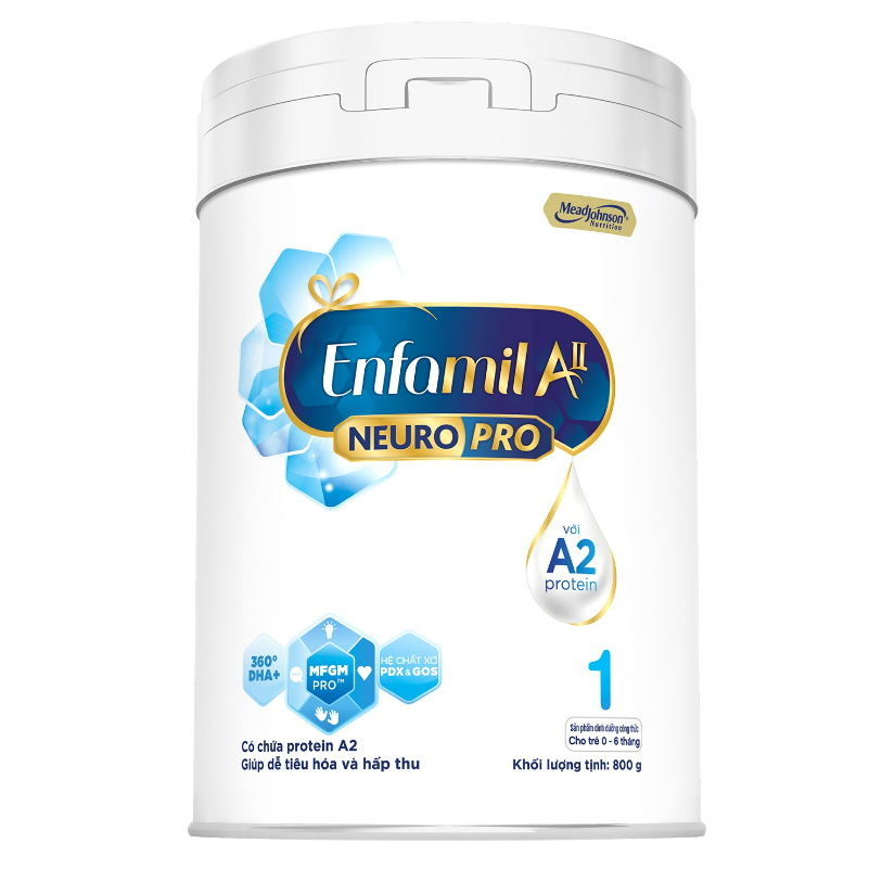 Sữa Bột Enfamil/ Enfagrow A2 Neuro Pro 1/2/3 - Lon 800 Gram