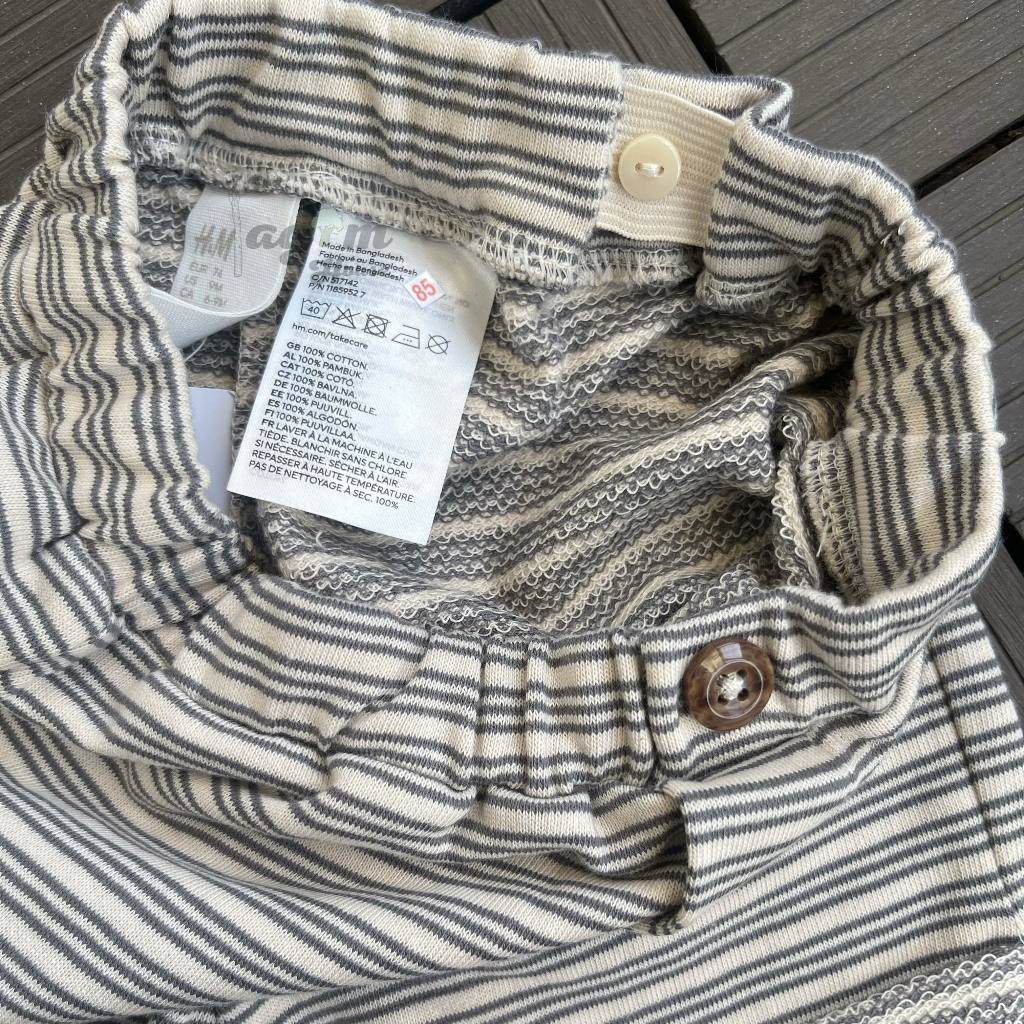 Set 2 quần short đùi thun HM cho bé trai từ 7 - 18kg - Lagim House