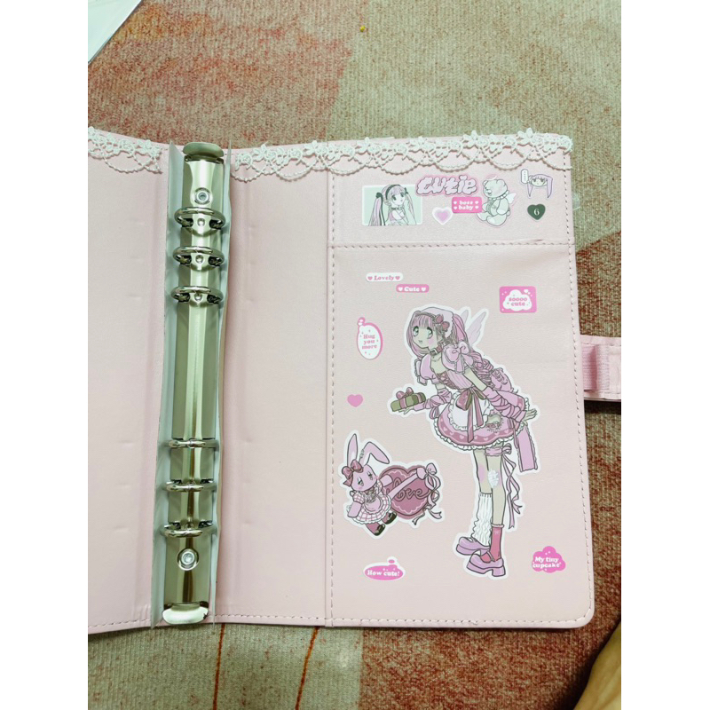 Binder decor ren, cánh thiên thần, sticker các mẫu nhiều mầu sắc, các mẫu top decor ren xinh xinh