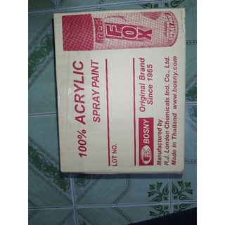Sơn xịt đen nhám,Sơn Xịt Đen Mờ 212 Red Fox Thái Lan ( Dùng Trang trí Cho bụng Pô Xe, Măm Máy, Đồ Kiểu…Ở NHIỆT ĐỘ THẤP )