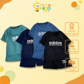Bộ quần áo thể thao bé trai thun lạnh adidas 4 màu size 10-30 cân