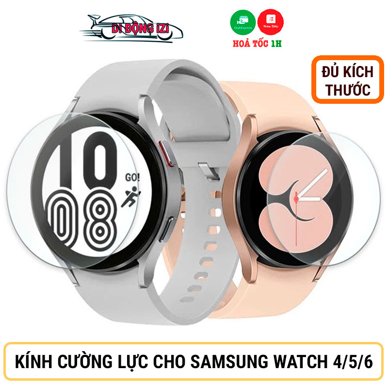 Dán Kính Cường Lực Màn Hình Đồng Hồ Samsung Galaxy Watch 6 5 4 Pro Classic 44mm 40mm 42mm 43mm 45mm 46mm 47mm FULL HD