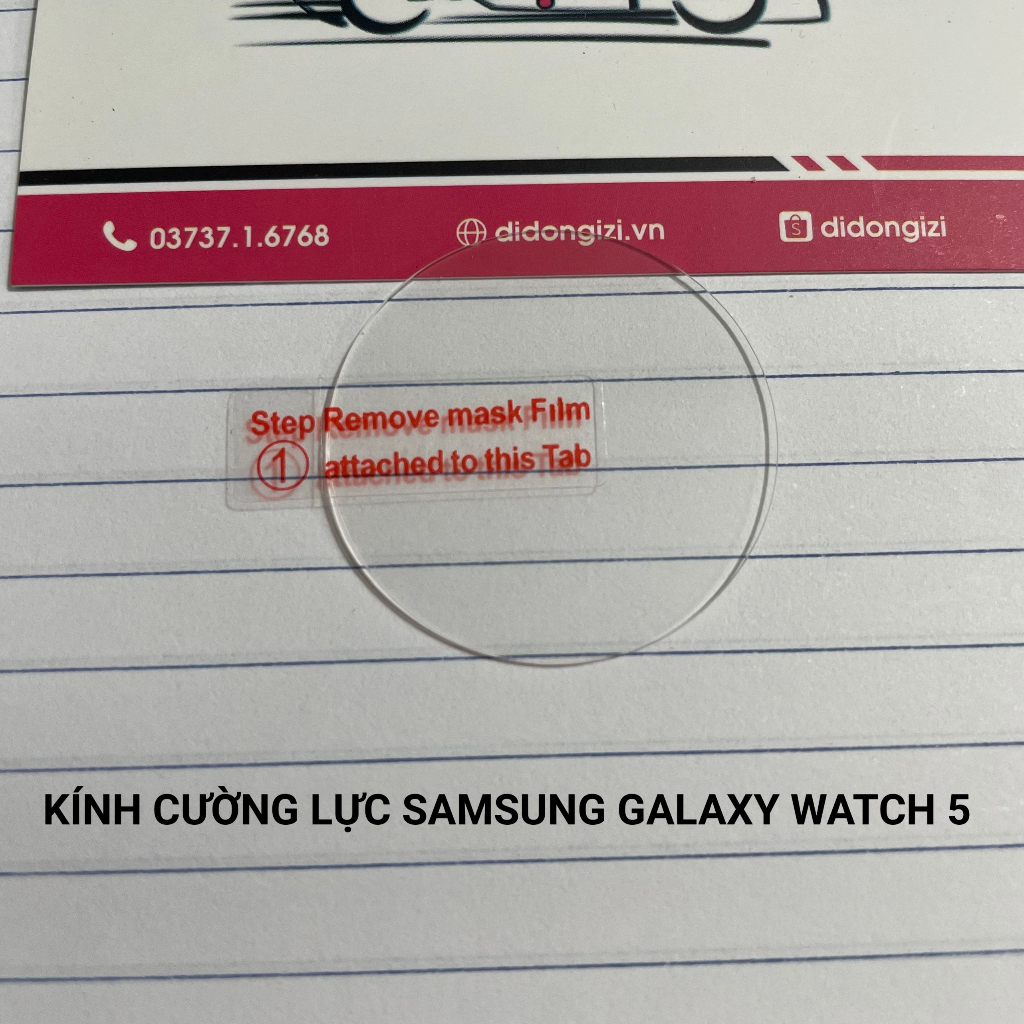 Dán Kính Cường Lực Màn Hình Đồng Hồ Samsung Galaxy Watch 6 5 4 Pro Classic 44mm 40mm 42mm 43mm 45mm 46mm 47mm FULL HD