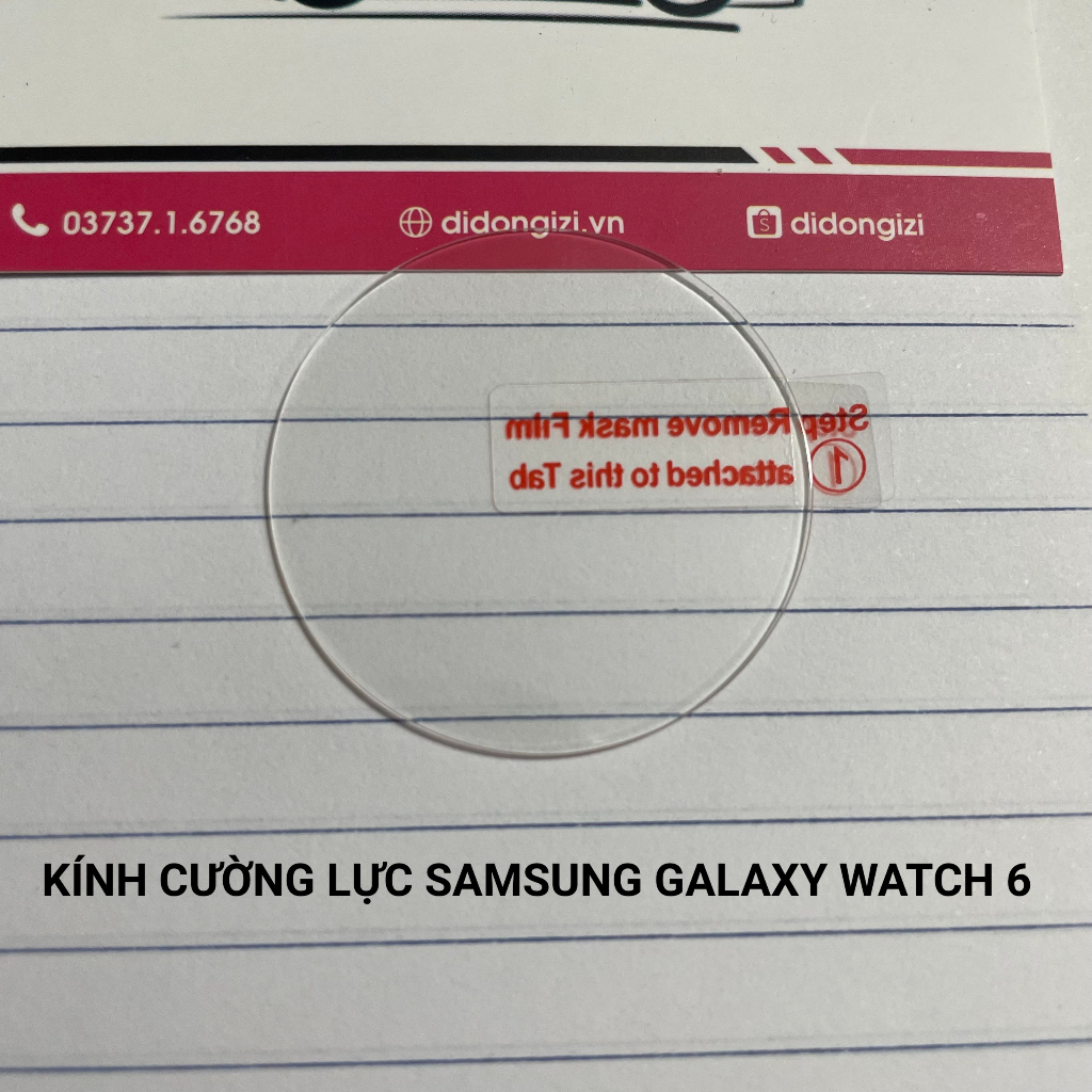 Dán Kính Cường Lực Màn Hình Đồng Hồ Samsung Galaxy Watch 6 5 4 Pro Classic 44mm 40mm 42mm 43mm 45mm 46mm 47mm FULL HD