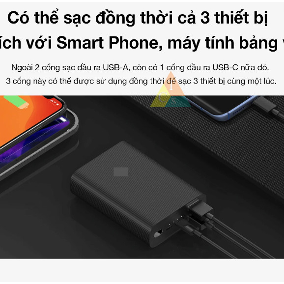 Pin dự phòng 10000mAh MiPower Bank 3 Ultra Compact  BHR4412GL