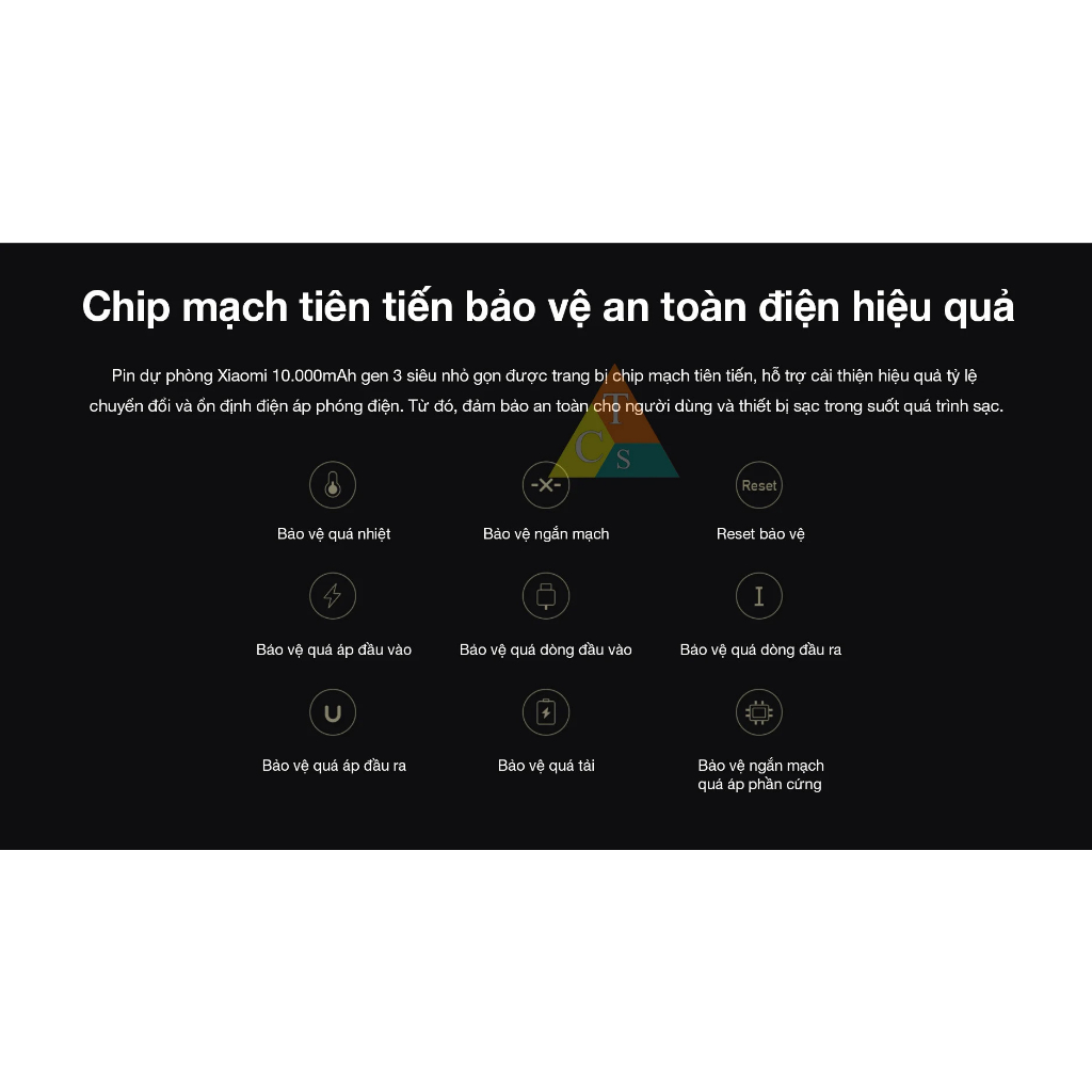 Pin dự phòng 10000mAh MiPower Bank 3 Ultra Compact  BHR4412GL