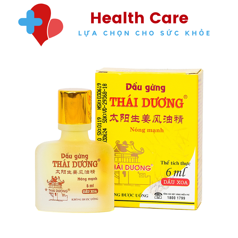 Dầu Gừng Thái Dương 6ml