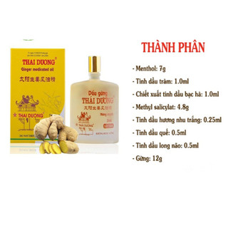 Dầu Gừng Thái Dương 6ml