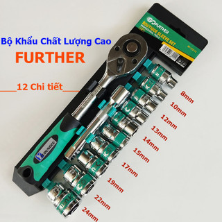 1 / 2 12 mảnh ổ cắm cờ lê công cụ đa năng mở bu lông sửa chữa máy công cụ ổ cắm cờ lê sửa chữa bộ dụng cụ