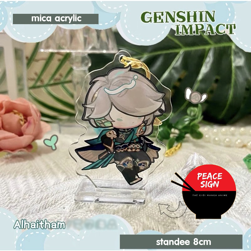 Mô hình standee GENSHIN IMPACT ver MẮT NHỎ tượng acrylic game mica chibi trang trí