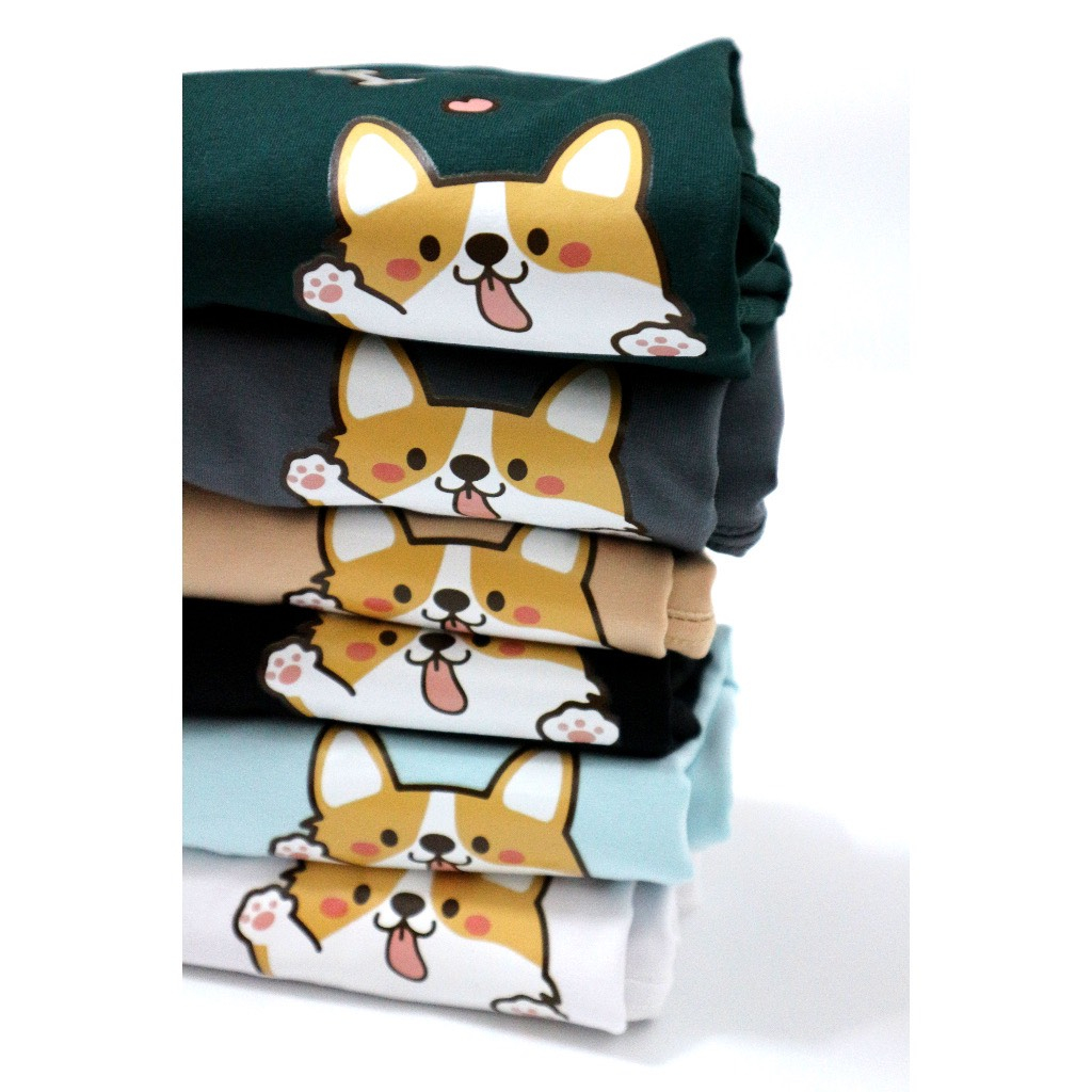 Áo thun in hình Corgi