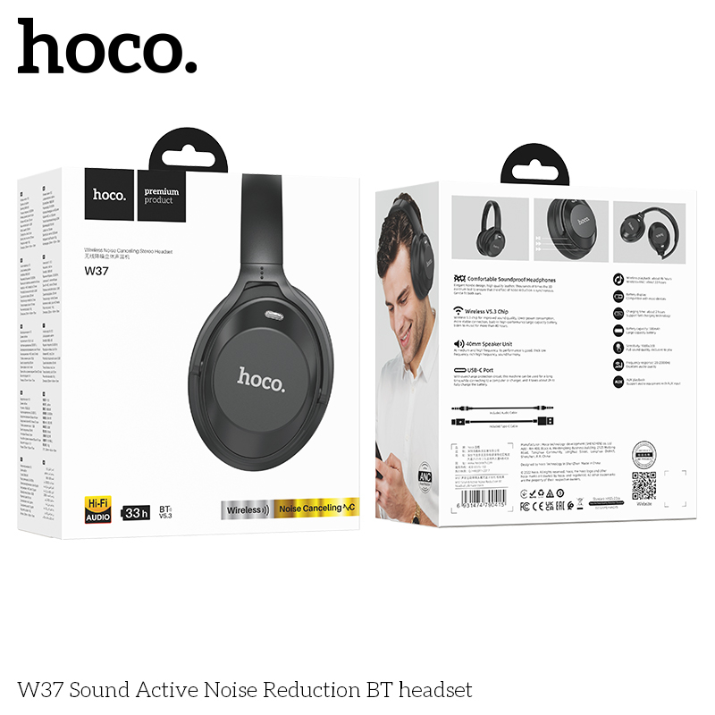 Tai nghe Headphone Bluetooth Hoco W37