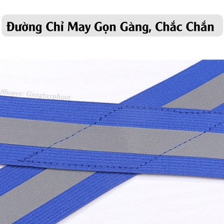 Dây Đai Phản Quang Đi Phượt (loại vải thun co dãn tốt)