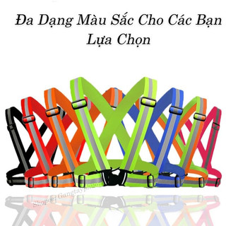 Dây Đai Phản Quang Đi Phượt (loại vải thun co dãn tốt)