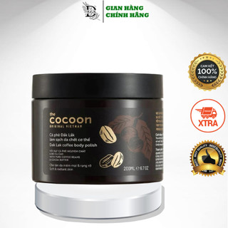 Cà phê đắk lắk làm sạch da chết cơ thể cocoon 200ml