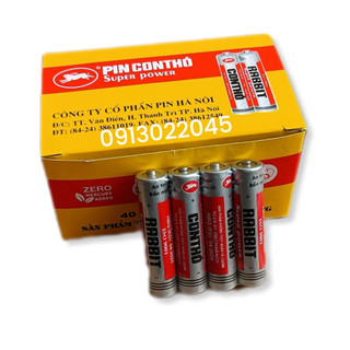 Hộp 40 pin AA và AAA CON THỎ (Pin AA to hơn pin AAA)