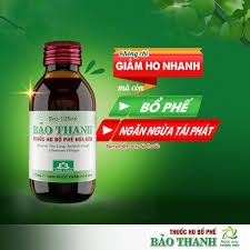 Siro ho Bảo Thanh, bổ phế chai 125ml/ date T4/2024