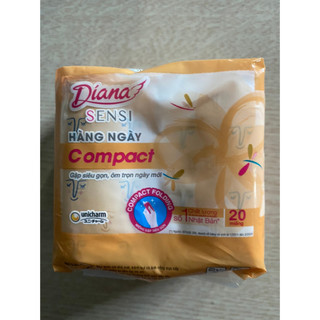 COMBO 2G BĂNG VỆ SINH Diana Hằng Ngày COMPACT 20 miếng