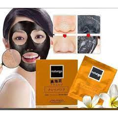Mặt nạ bùn lột mụn Naturgo Shiseido hộp 10 gói