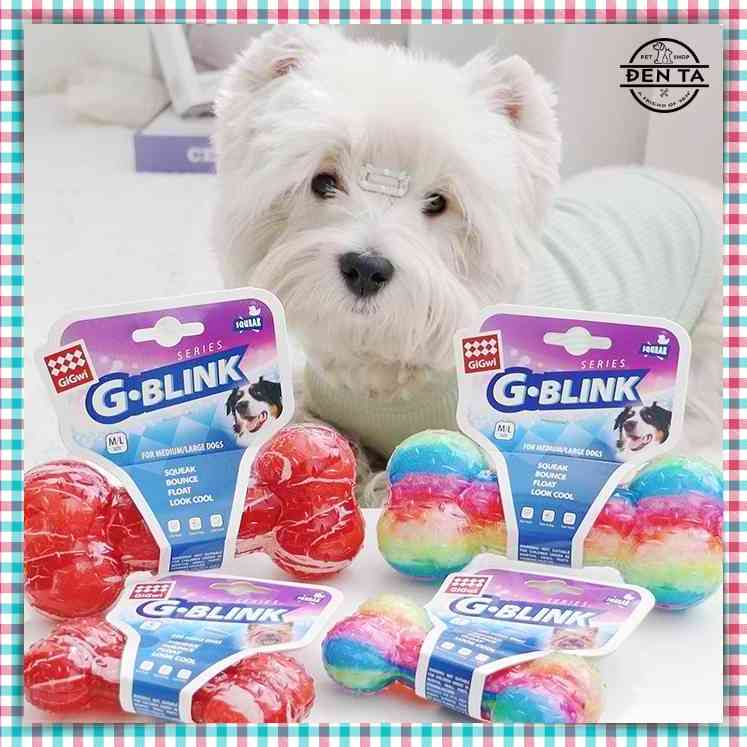 GiGwi G.Blink xương chút chít cao su nảy đồ chơi cho chó – Đen Ta pet shop