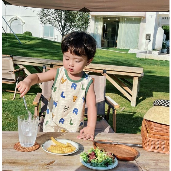 Body liền thân cộc tay cotton đũi cao cấp cho bé trai, bé gái 8 - 24kg, nhimhouse