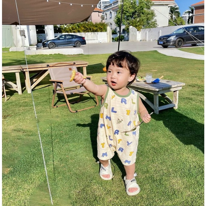 Body liền thân cộc tay cotton đũi cao cấp cho bé trai, bé gái 8 - 24kg, nhimhouse