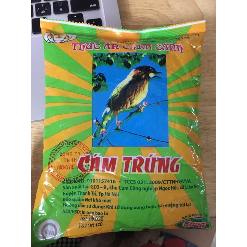Cám chim cám trứng gói 500g bịch 10 gói