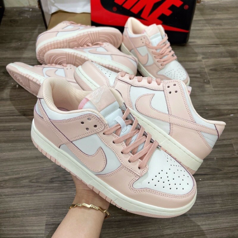 GIÀY SB DUNK HỒNG TRẮNG NỮ, Giày thể thao snaeakers nữ S.b Dunk Hồng White Pink