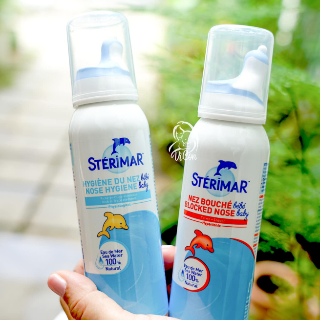 Xịt muối biển cá heo Sterimar 100ml nội địa pháp